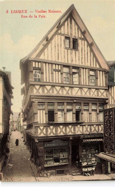 Postcard Vieilles Maisons Rue De La Paix Lisieux France EBay In 2023