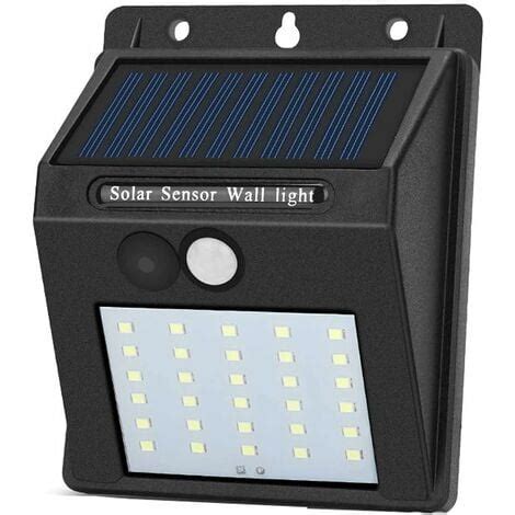 Minkurow Led Sensor De Movimiento Pir Con Energ A Solar Grados