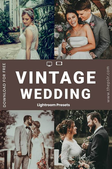 Free Vintage Lightroom Preset For Wedding Photography