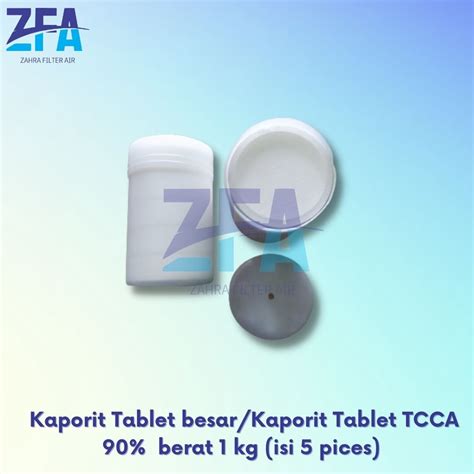 Jual Kaporit Tablet Klorin Tablet Besar Kg Isi Pices Shopee