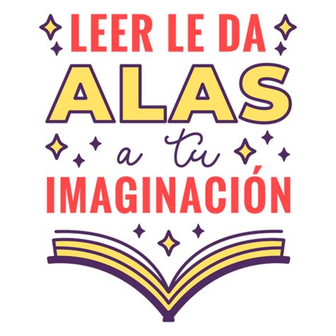 Diseño Png Y Svg De Insignia De Cita De Lectura En Español Para Camisetas