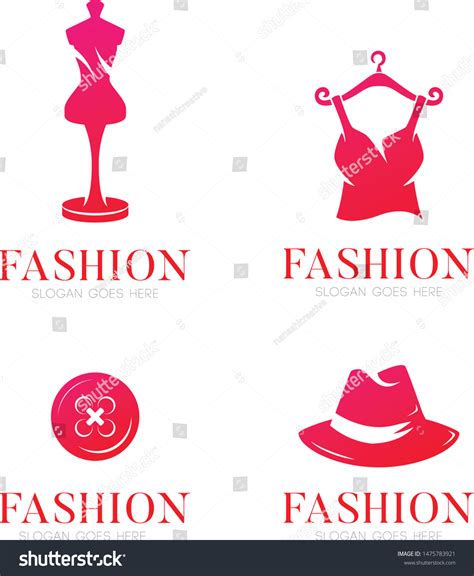 Fashionable Outfit Logo Design Template Stock Vector (Royalty Free) 1475783921