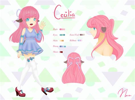 Cecilia Oc Reference Sheet By Norawrr On Deviantart