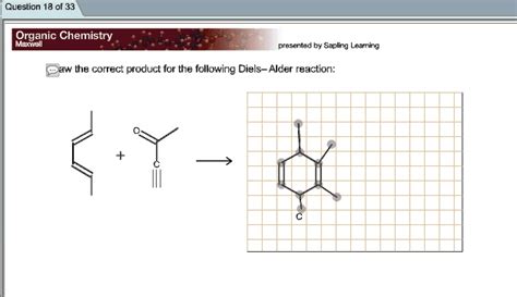 Solved Draw The Correct Product For The Following Diels Alder Reaction The Correct Product For