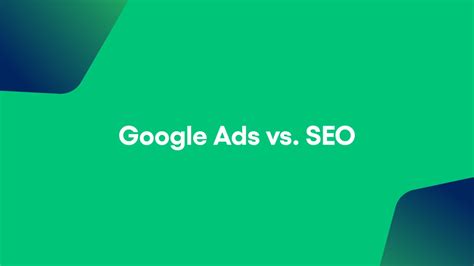 Seo Vs Google Ads In Visual Guide Infographic