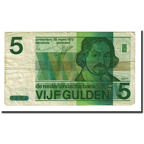 166939 Billet Pays Bas 5 Gulden 1973 03 28 KM 95a TB TB 5