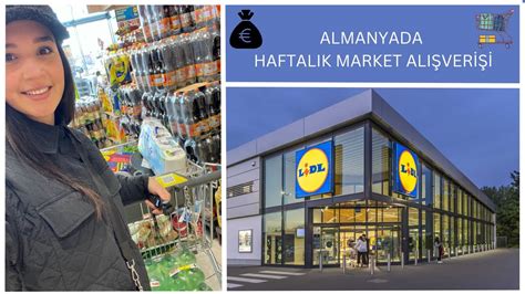 ALMANYADA HAFTALIK MARKET ALIŞVERİŞİ 130 EURO YA NELER ALINIR DEV