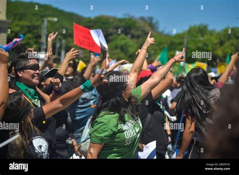 San Salvador El Salvador Th Mar Women From Feminist Movements