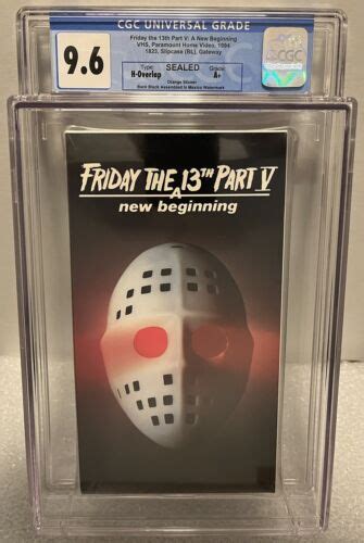 Friday The Th Part V A New Beginning Vhs Factory Sealed A Cgc