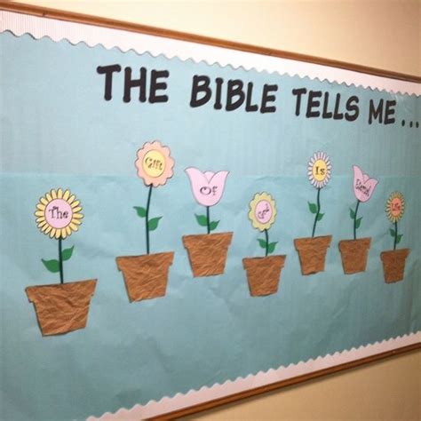 Sunday School Spring Bulletin Board Idea | Children's Church | Pinter…