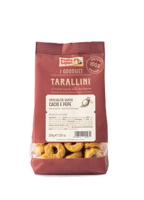 Cheese And Pepper Tarallini Gourmet Line Puglia Sapori