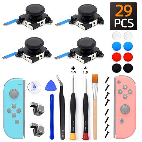 Substitui O Joycon Repair Kit Para Nintendo Switch Joystick 3D Thumb