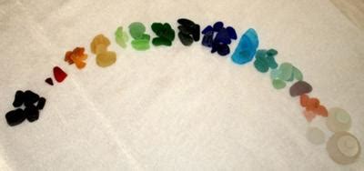 seaside ca  visits    sea glass rainbow