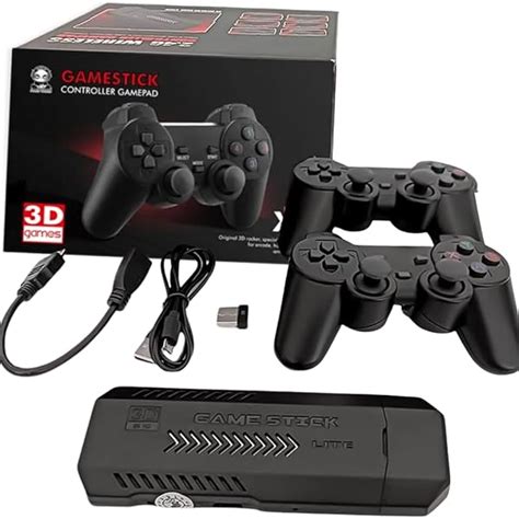 Game Stick 130 MIL Jogos GD10 Amlogic Emuelec 2 Controles Sem Fio