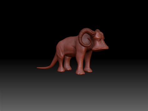 Bantha Naked 3D Model 3D Printable CGTrader