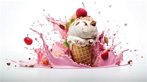 Ice Cream Splash Stock Photos, Images and Backgrounds for Free Download