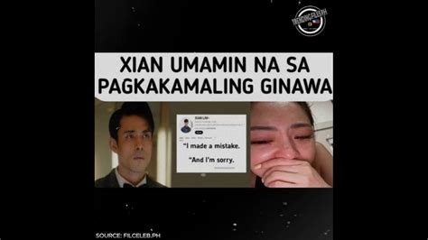 Xian Lim Umamin Na Sa Pagkakamaling Ginawa Youtube