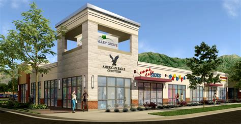 Building Exterior Design: Valley Grove Retail by XR3D Studios