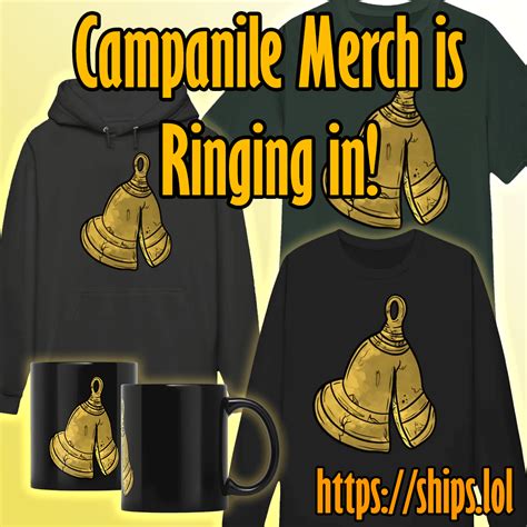 👕 BING BONG! Campanile Merch is finally here! 👕 : r/BellHeads