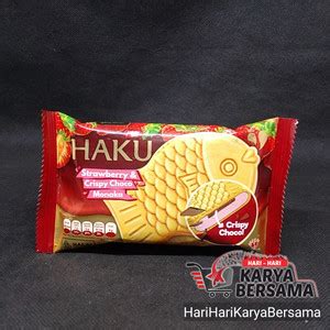 Jual GLICO WINGS HAKU STRAWBERRY CRISPY CHOCO MONAKA 100ML Kota