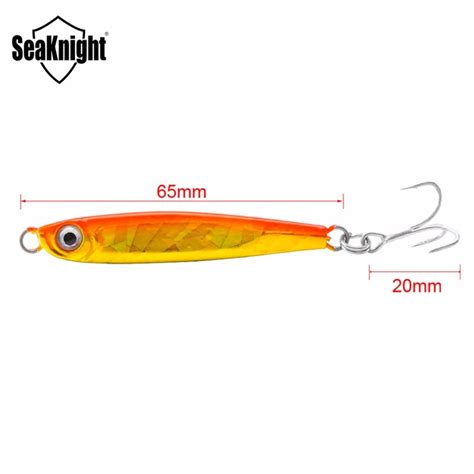 Seaknight Sk Pc G Mm Jigging Fishing Lure Metal Sinking Spoon