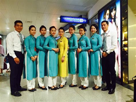 Vietnam Airlines Cabin Crew New Uniform Airline Outfit Vietnam