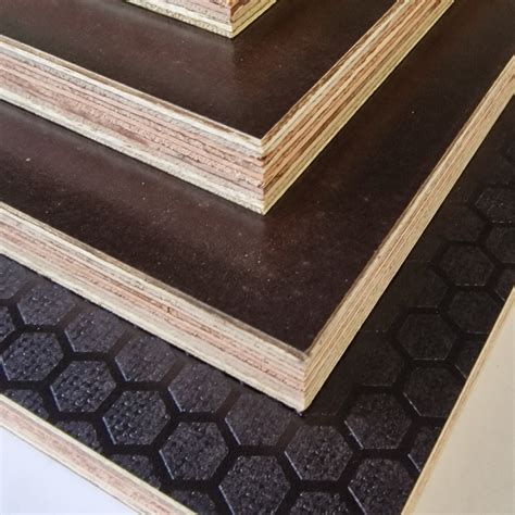 Mm Phenolic Plywood Hexa Pattern Black Anti Slip Plywood Ftx Ft Ebay