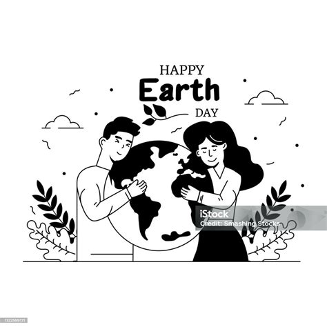 Happy Earth Day Stock Illustration Download Image Now Earth Day Globe Navigational