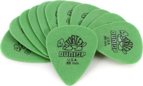 Dunlop Πένες Κιθάρας Tortex Standard 418P088 Green Πάχους 0 88mm Σετ