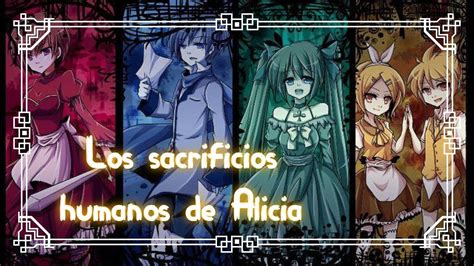 Los Sacrificios humanos de Alicia Cover Español YouTube