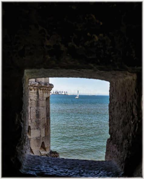 Inside The Belem Tower An Ancient Fortress In Lisbon Portugal Stock