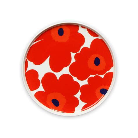 Marimekko Oiva Unikko Plaat Ø 20 Cm Connox