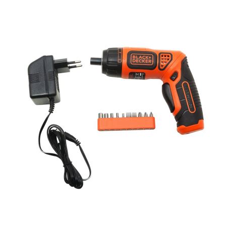 Black Decker Bdcs F In V Li Ion Cordless Screwdriver Kit With