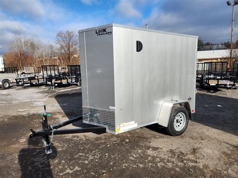 New 2025 Look Trailers ST DLX 5X8 - RAMP Cargo / Enclosed Trailer for