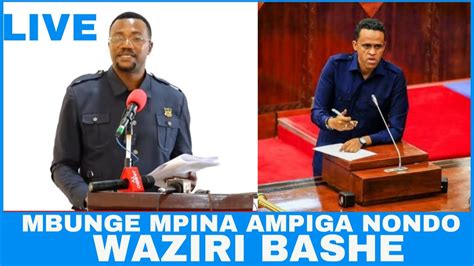 Live Mbunge Mpina Amvaa Waziri Bashe Amelidanganya Bunge Mara