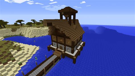 Lagerhaus Am Wasser In Minecraft Bauen Minecraft Builder