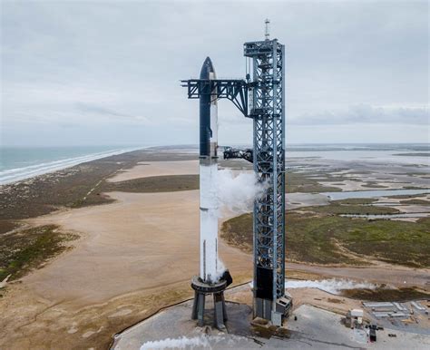 Le Starship De Spacex Réussit Son Test De Compte à Rebours Fictif Est