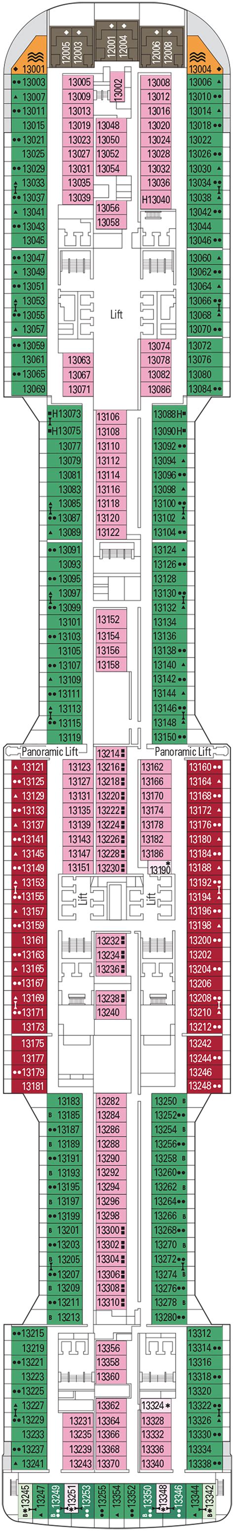 Deck Plans - MSC Meraviglia - Planet Cruise