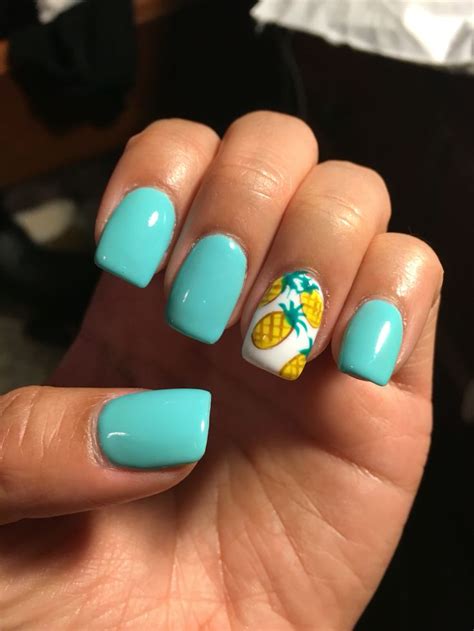 Teal Nails 2024 Flori Blondelle