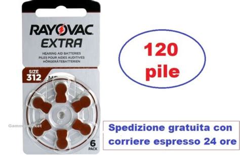 Pile Batterie Rayovac Extra Pr X Protesi Acustiche Apparecchi