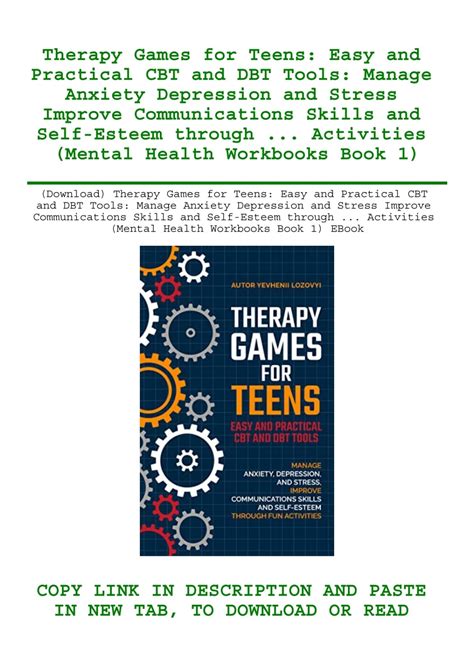 (Download) Therapy Games for Teens Easy and Practical CBT and DBT Tools ...