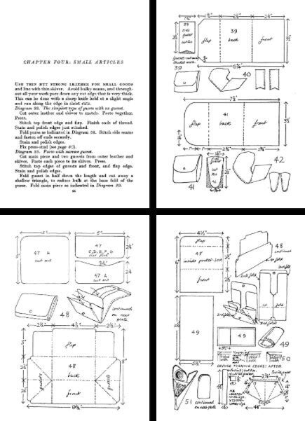 Leatherwork Easy Leather Projects Designs Patterns Instructions