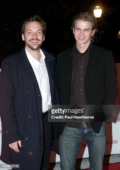 Peter Sarsgaard and Hayden Christensen during "Shattered Glass" - New ...