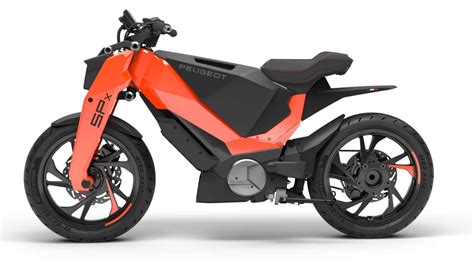 As Es La Moto Futurista De Peugeot El Ctrica Proyecto Spx