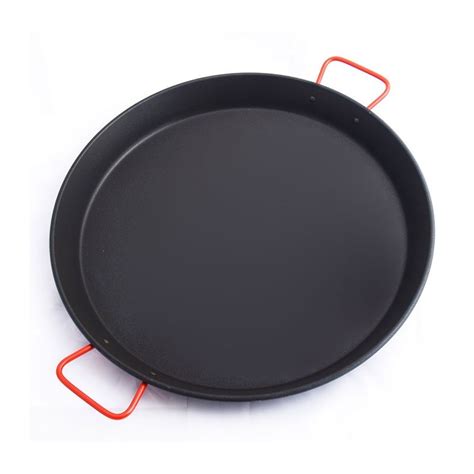 Poêle à paella anti adhérente 46 cm pour 12 parts