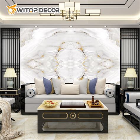 Chengze PVC Artificial Marble Sheet UV Marble Board Wall Panel China