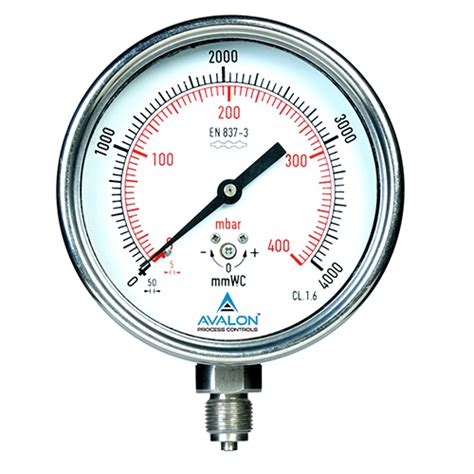 Silver 150 Mm Low Pressure Capsule Type Pressure Gauge At Best Price In