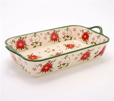 Temp-tations Seasonal 11"x7" Baker with Strap Handles - QVC.com