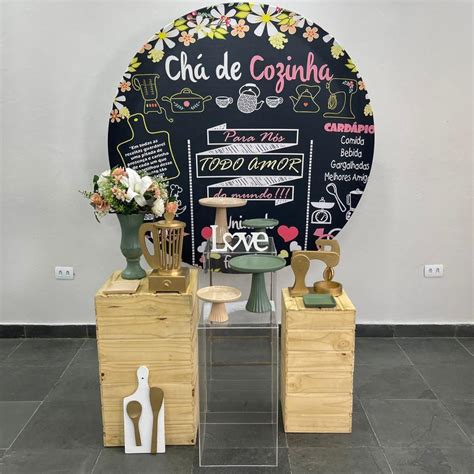 Chá de Cozinha Verde Nude