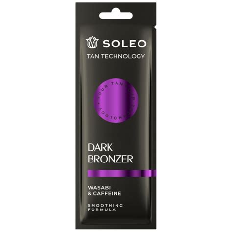 Soleo Tan Technology Dark Bronzer Mocny Bronzer Do Opalania 15ml